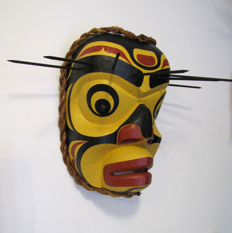 First Nations Bee Mask by Kwakiutl carver Trevor Hunt