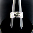 Eagle Gold and Silver Ring by Haida artist Carmen Goertzen