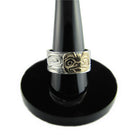 Bear Gold and Silver Ring by Haida artist Carmen Goertzen