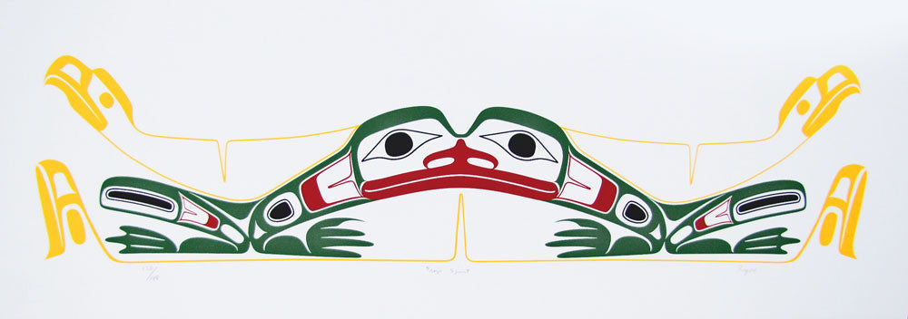 Frog's Spirit Limited Edition Print by Haida artist Reg Davidson
