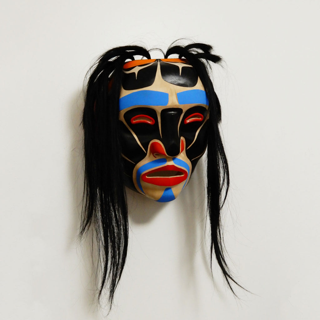Komokwa Portrait Mask by Kwakwaka'wakw carver Shawn Karpes