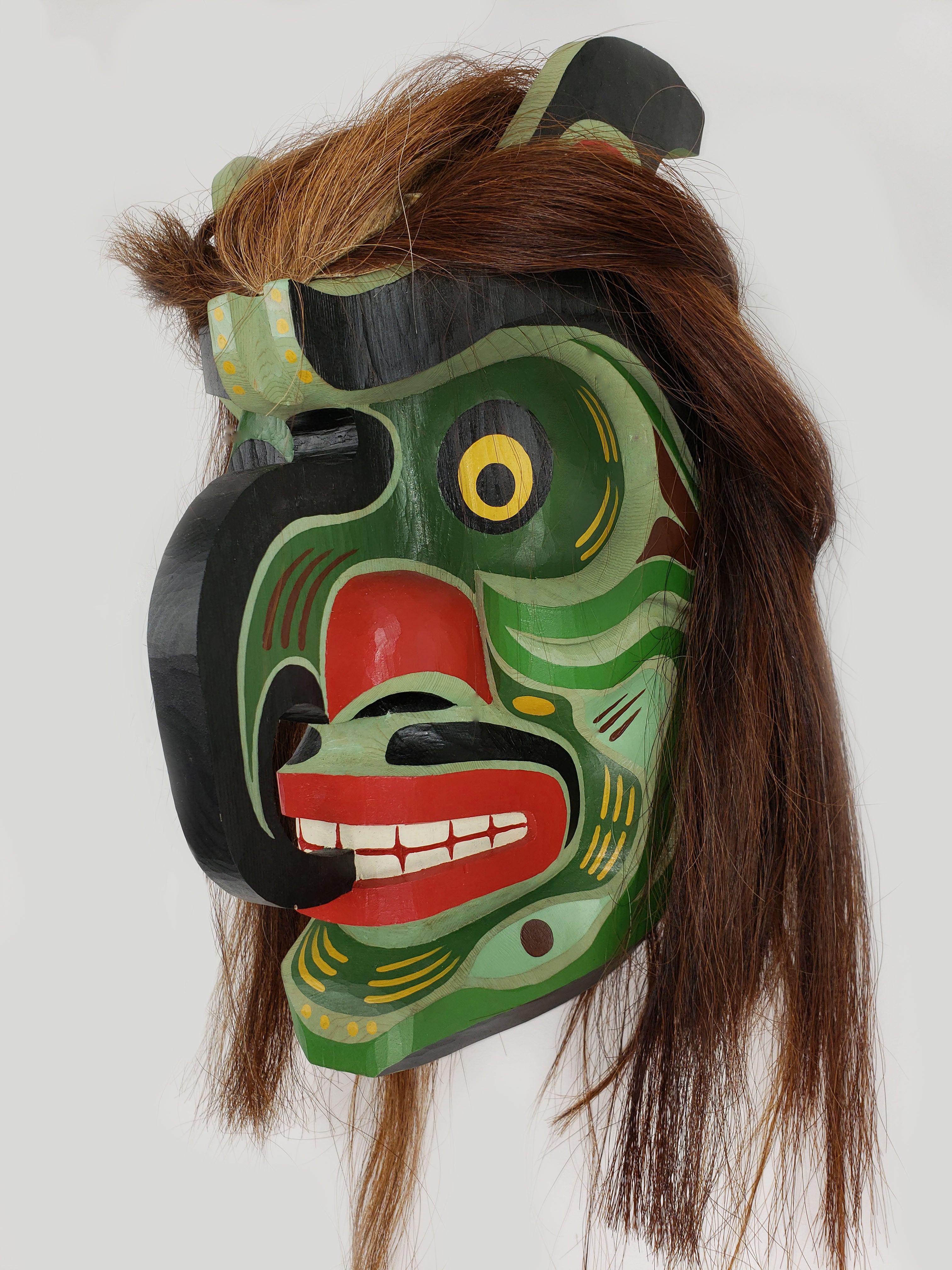 Wild Man of the Woods Mask by Kwakwaka'wakw carver Johnathan Henderson