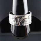 Silver Bear Ring by Haida artist Carmen Goertzen