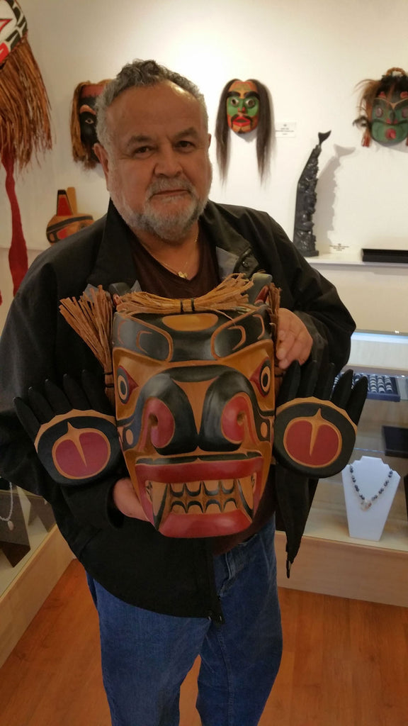 First Nations Bear Mask by Kwakwaka'wakw Master Carver Bill Henderson