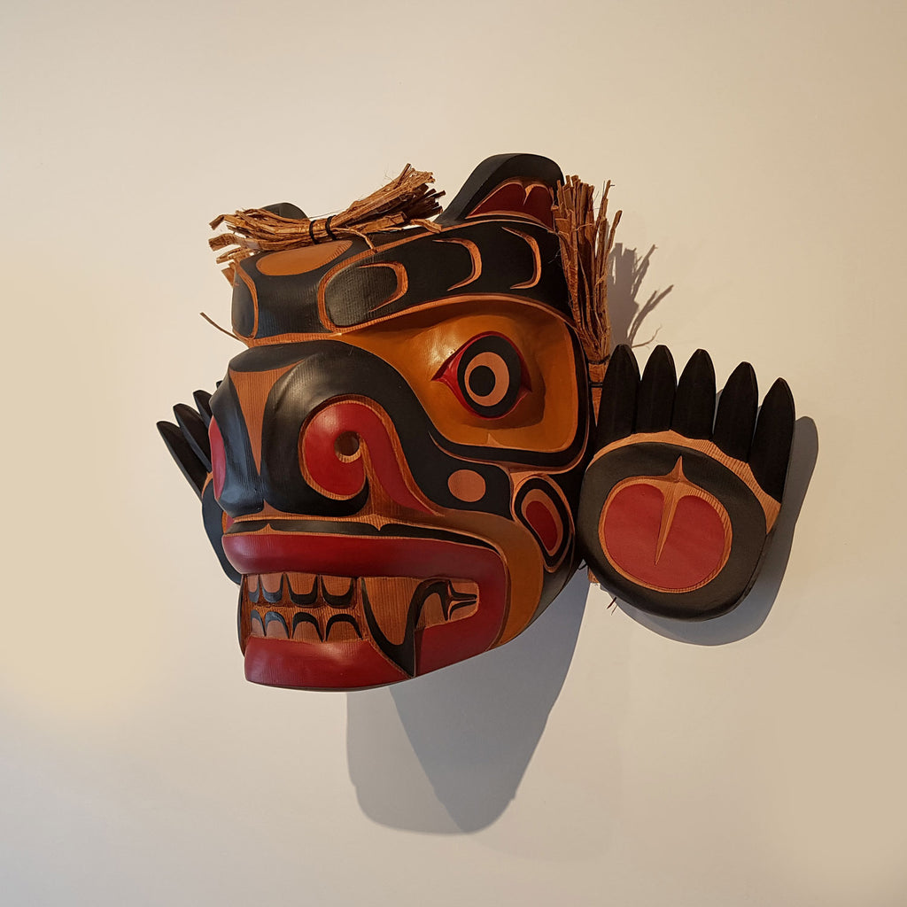 First Nations Bear Mask by Kwakwaka'wakw Master Carver Bill Henderson