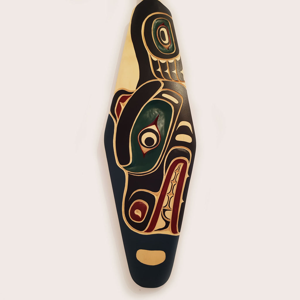 Cedar Bear Paddle by Kwakwaka'wakw Master Carver Bill Henderson