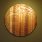 Large Bear and Salmon Cedar Panel by Kwakiutl carver Trevor Hunt