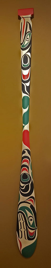 Cedar Bear Paddle by Kwakiutl carver Trevor Hunt