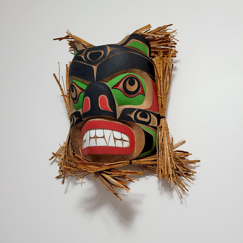 Native Bear Mask by Kwakwaka'wakw carver Gilbert Dawson
