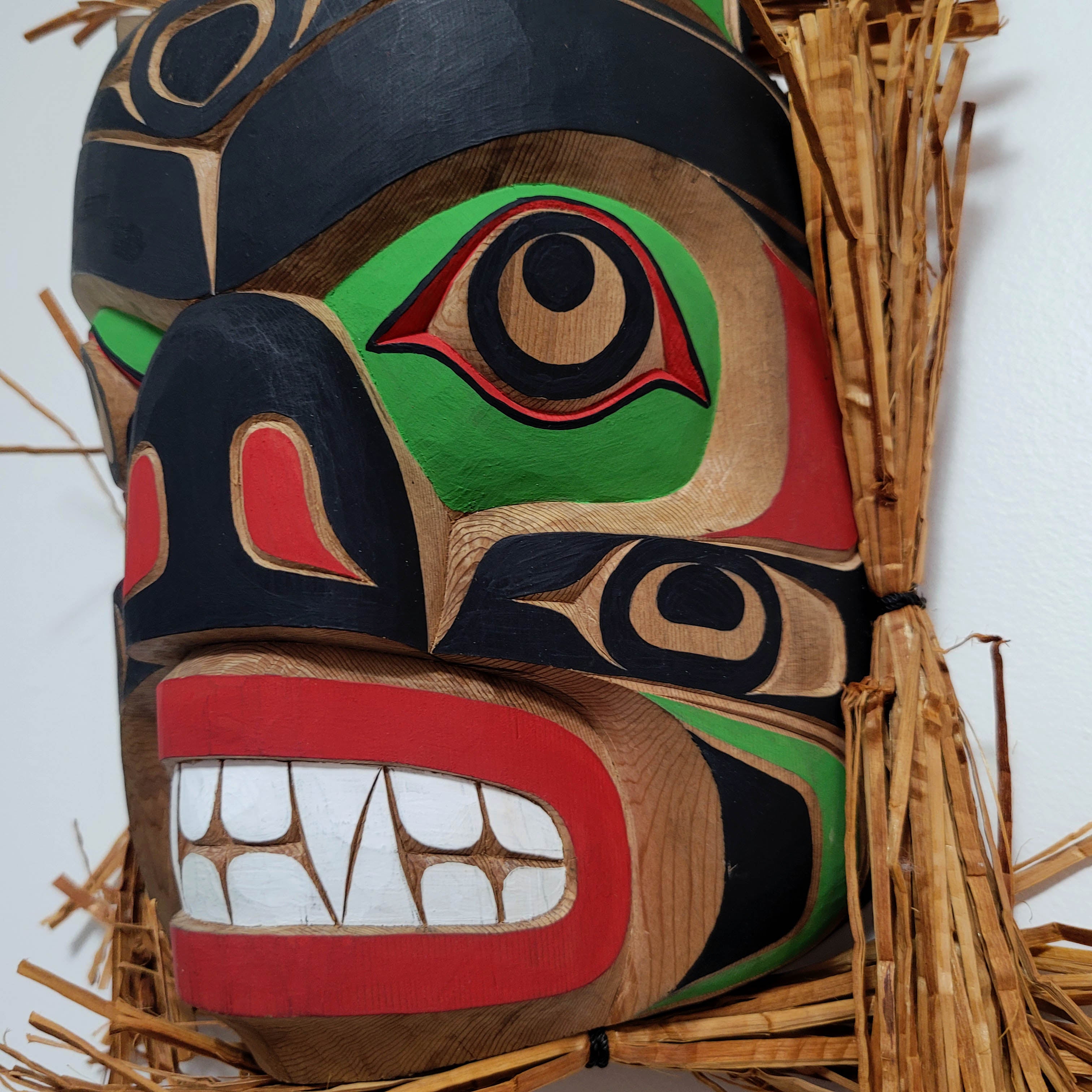 Native Bear Mask by Kwakwaka'wakw carver Gilbert Dawson