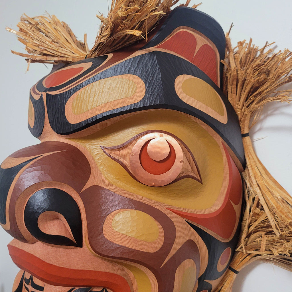 Carved Bear Mask by Kwakwaka'wakw artist Junior Henderson