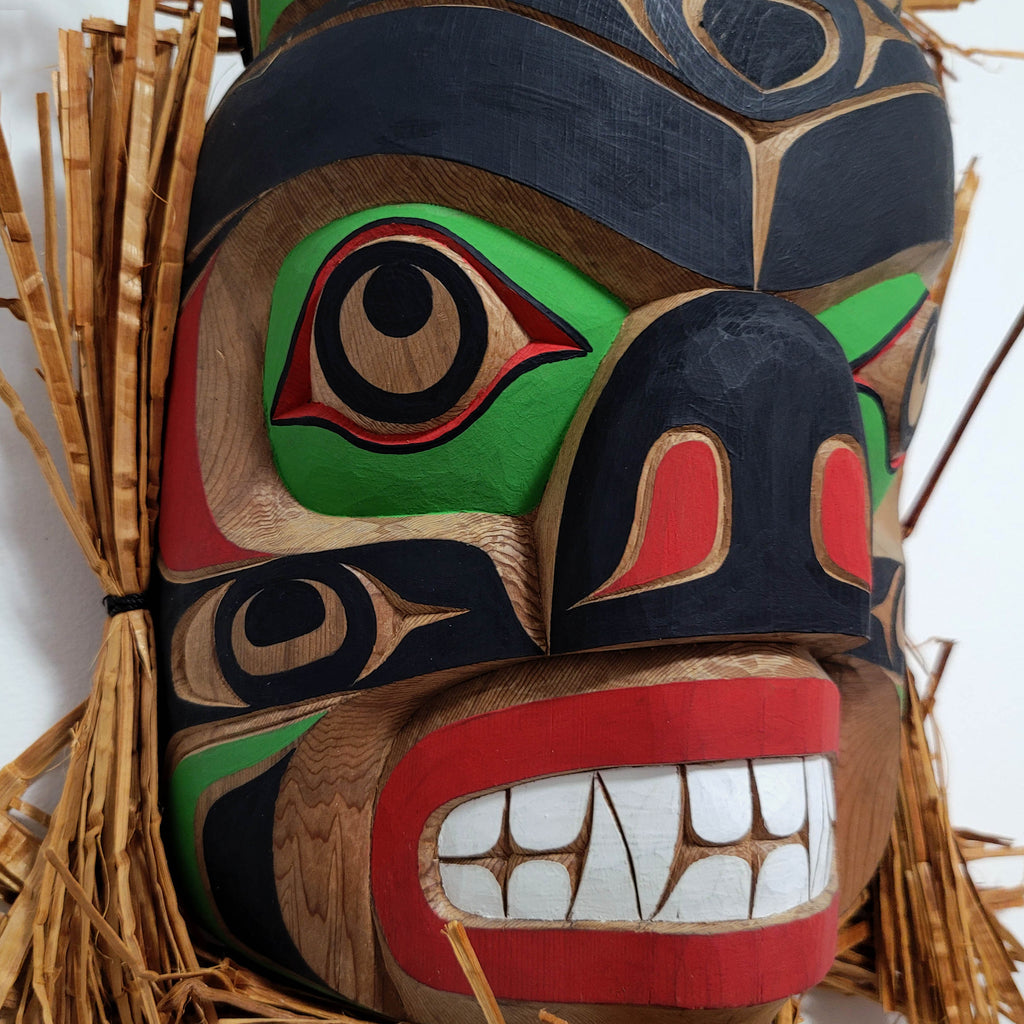Native Bear Mask by Kwakwaka'wakw carver Gilbert Dawson