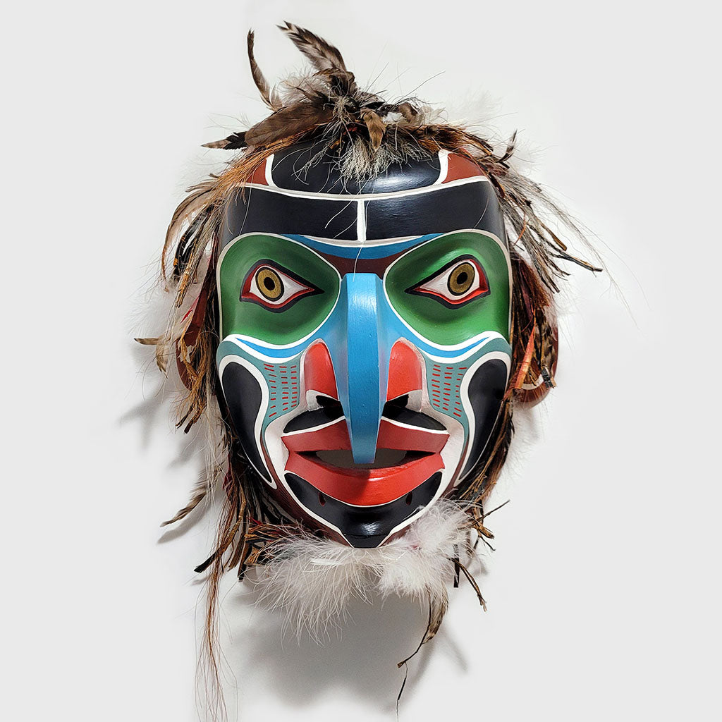 Wild Man of the Woods Mask by Kwakwaka'wakw carver Sean Whonnock