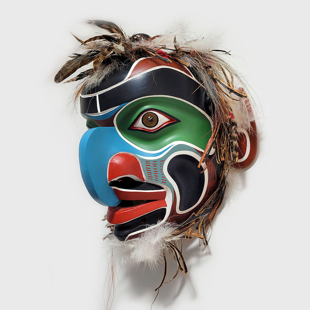 Wild Man of the Woods Mask by Kwakwaka'wakw carver Sean Whonnock