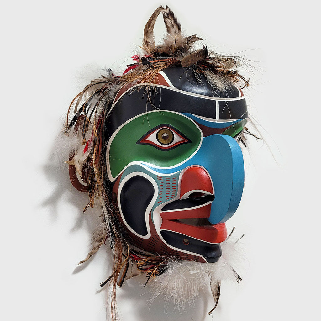 Wild Man of the Woods Mask by Kwakwaka'wakw carver Sean Whonnock