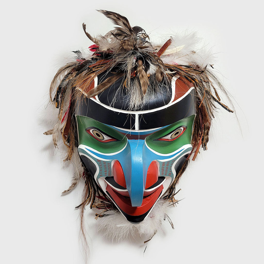 Wild Man of the Woods Mask by Kwakwaka'wakw carver Sean Whonnock