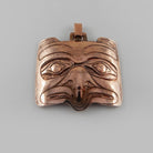 Copper Carved and Hammered Eagle Pendant by Haida artist Derek White