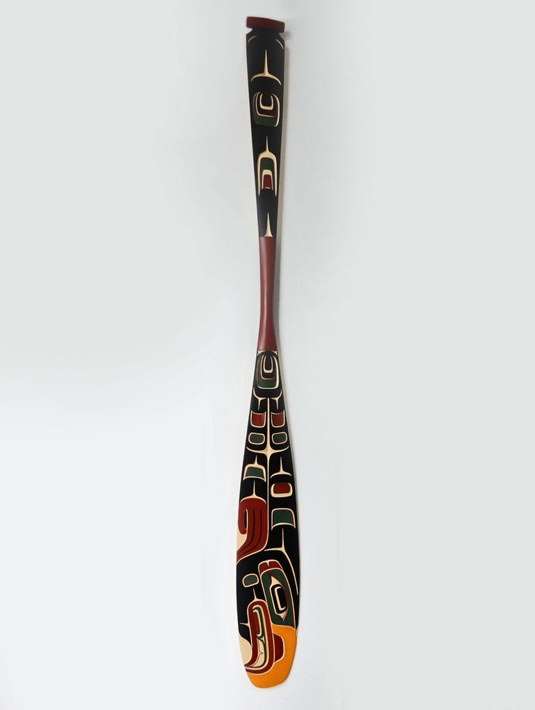 Cedar Eagle Paddle by Kwakwaka'wakw carver Kevin Cranmer