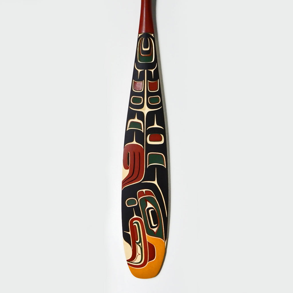Cedar Eagle Paddle by Kwakwaka'wakw carver Kevin Cranmer