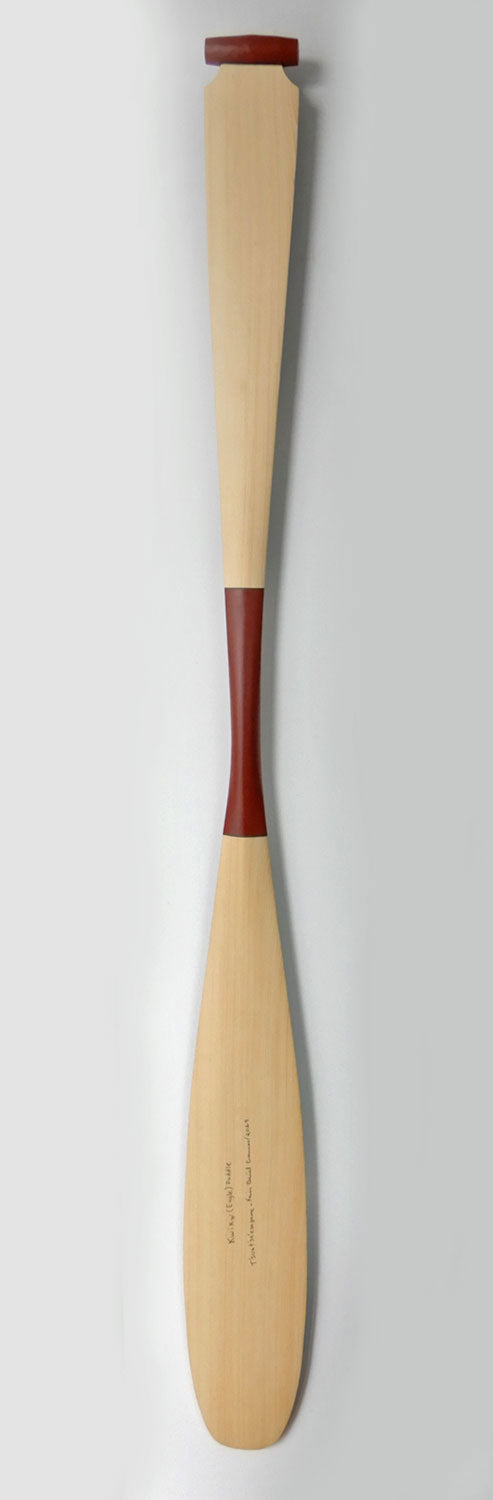 Cedar Eagle Paddle by Kwakwaka'wakw carver Kevin Cranmer