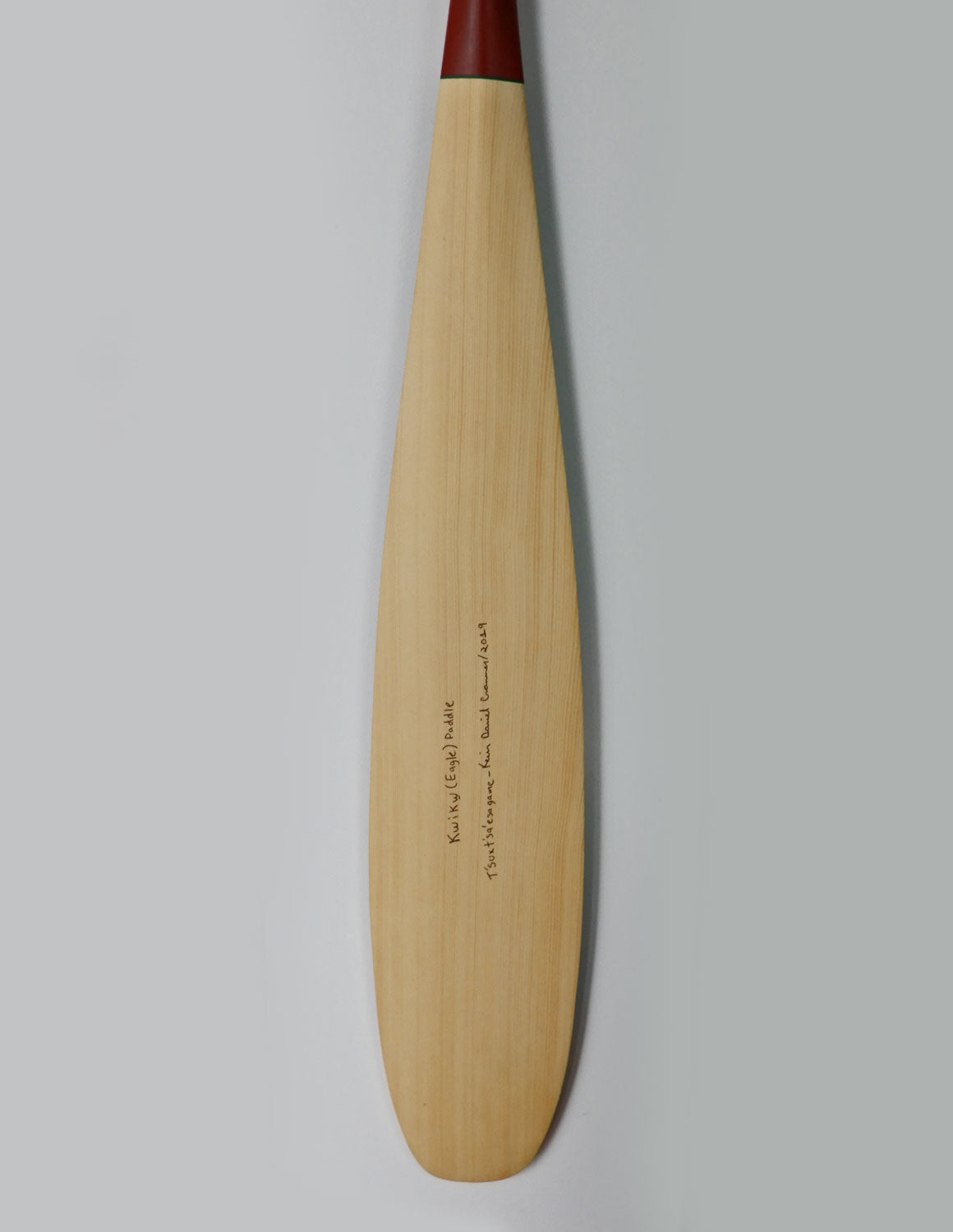 Cedar Eagle Paddle by Kwakwaka'wakw carver Kevin Cranmer