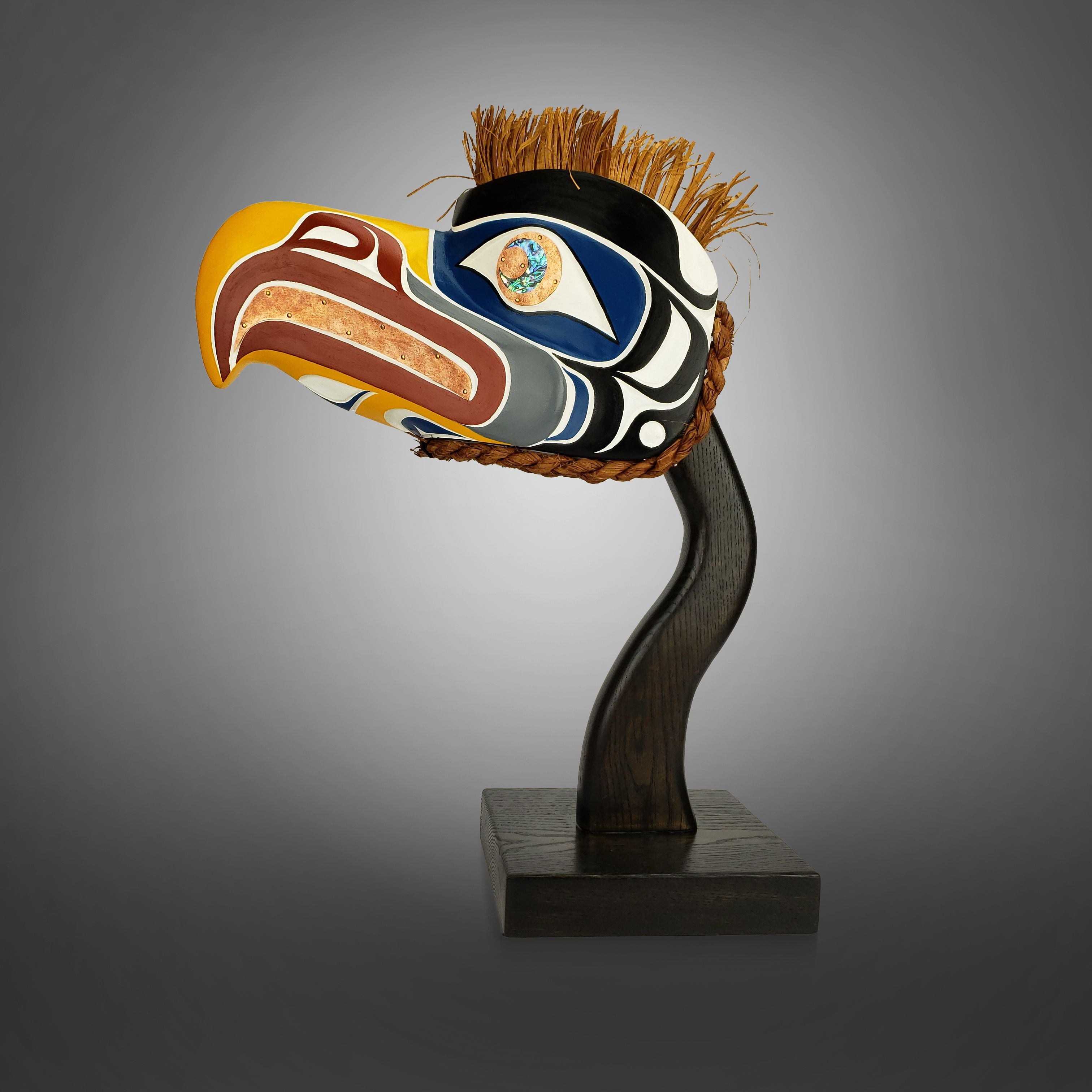 Eagle Headdress by First Nations Carver Karver Everson