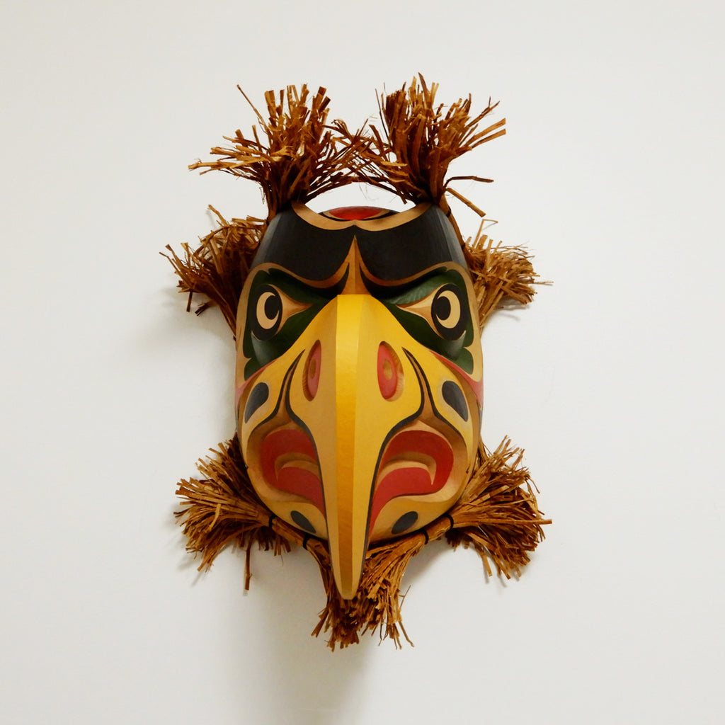 First Nations Eagle Mask by Kwakwaka'wakw carver Junior Henderson