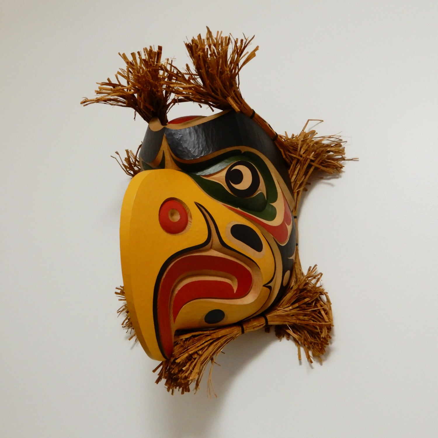 First Nations Eagle Mask by Kwakwaka'wakw carver Junior Henderson