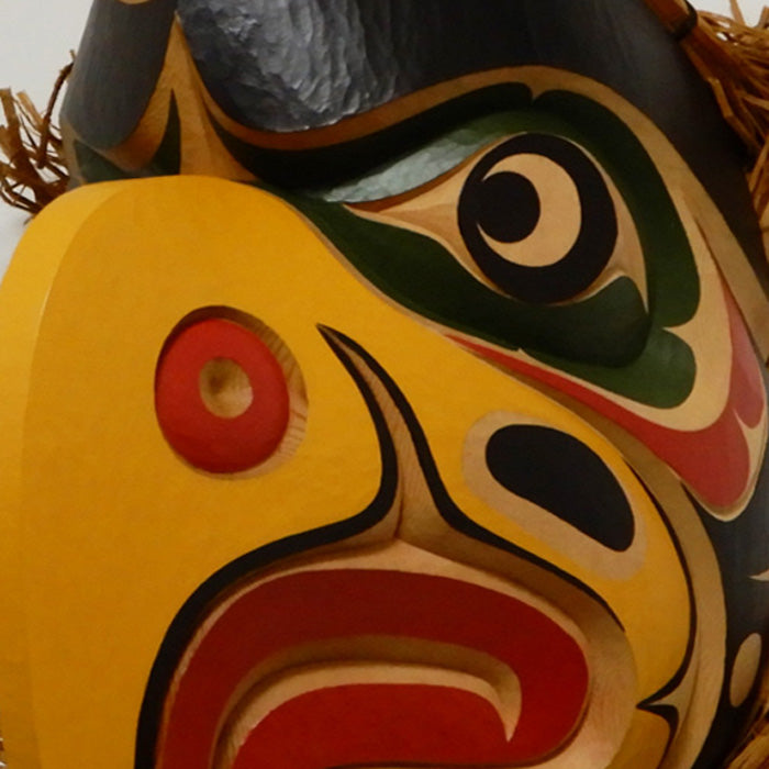 First Nations Eagle Mask by Kwakwaka'wakw carver Junior Henderson