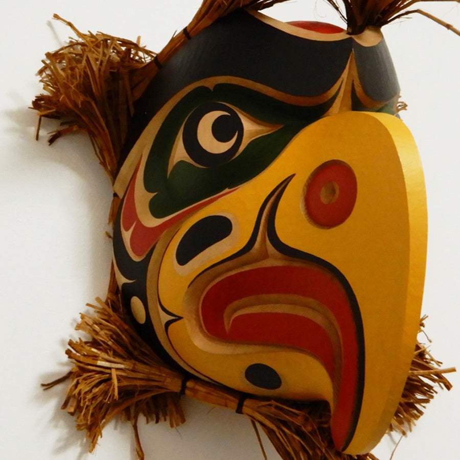 First Nations Eagle Mask by Kwakwaka'wakw carver Junior Henderson