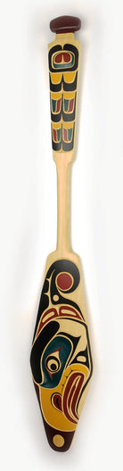 Carved Thunderbird Paddle by Kwakwaka'wakw Master Carver Bill Henderson