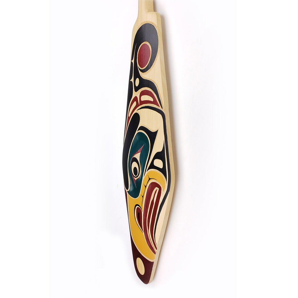 Carved Thunderbird Paddle by Kwakwaka'wakw Master Carver Bill Henderson