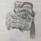 Large Eagle and Frog Mask by Haida carver Lyle Campbell