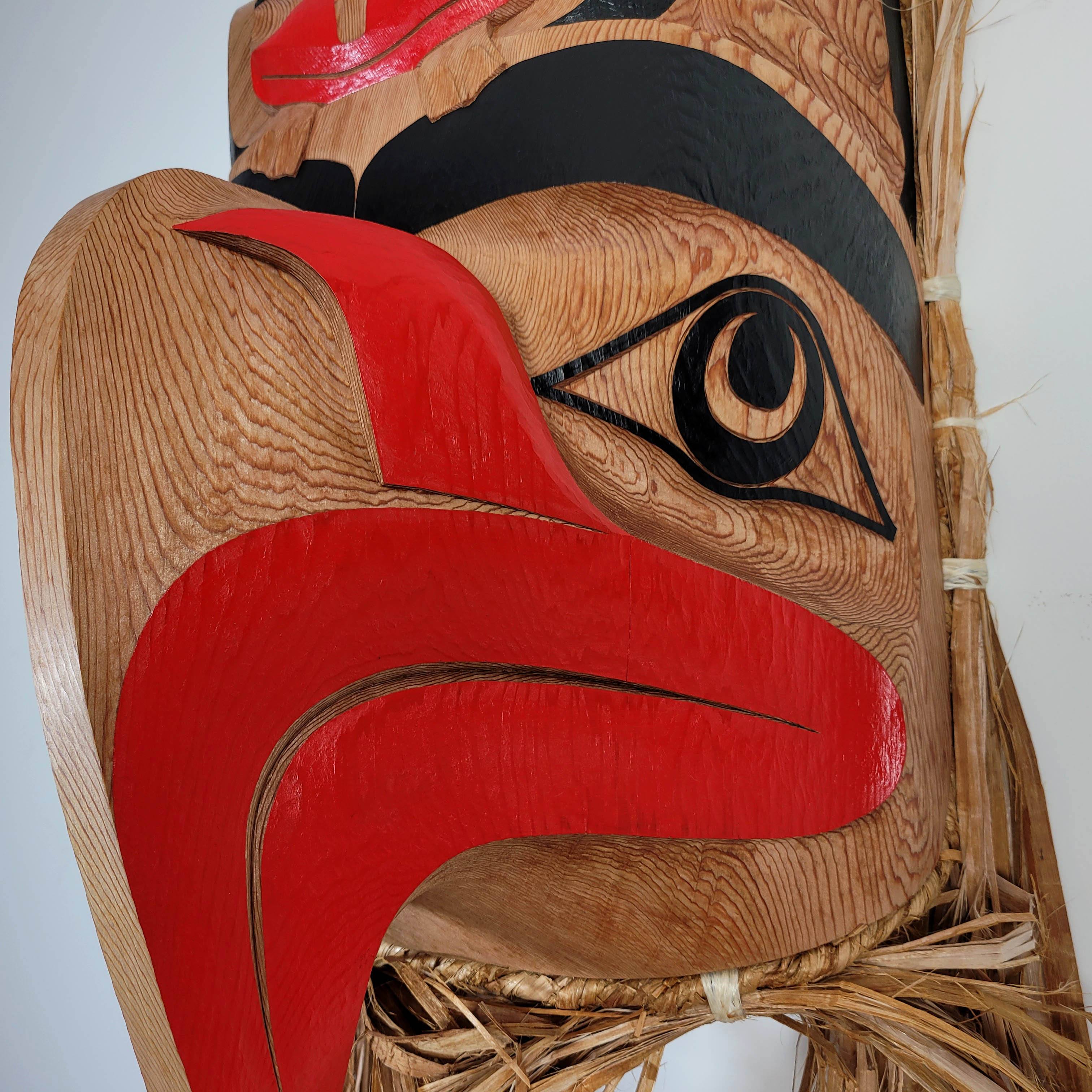 Large Eagle and Frog Mask by Haida carver Lyle Campbell