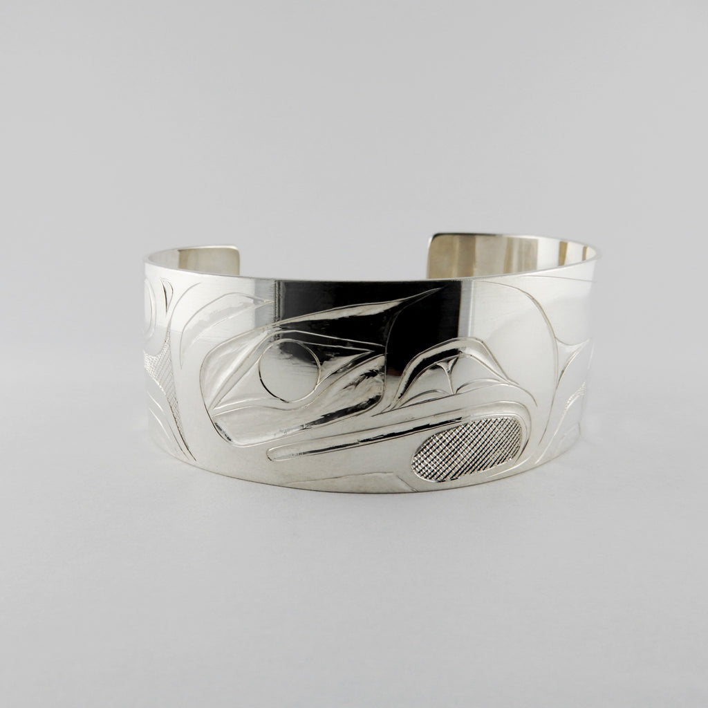 Silver Eagle Bracelet by Haida artist Andrew Williams