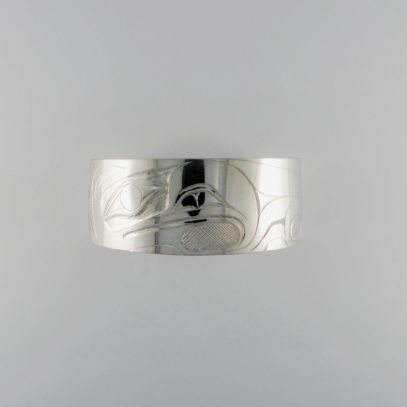 Silver Eagle Bracelet by Haida artist Andrew Williams