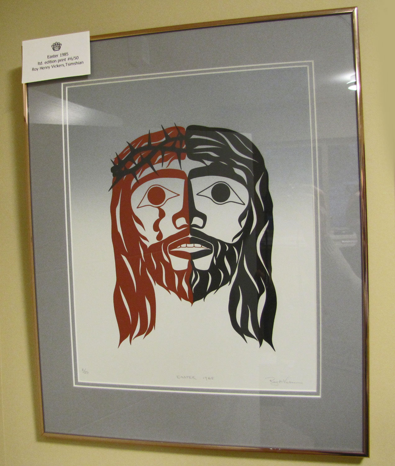 Easter 1985 Limited Edition Print by Tsimshian artist Roy Vickers