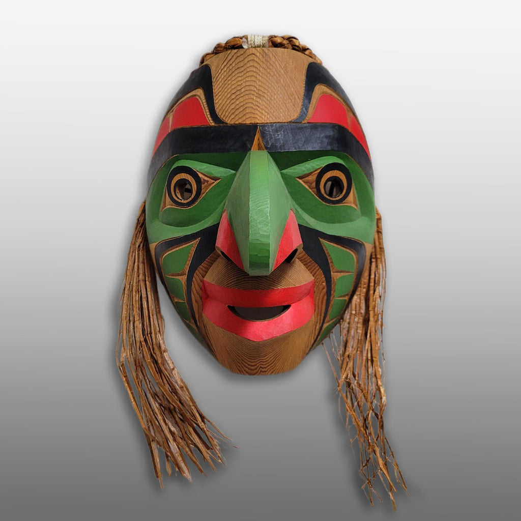 Potlatch Portrait Mask by Kwakwaka'wakw carver Charlie Johnson