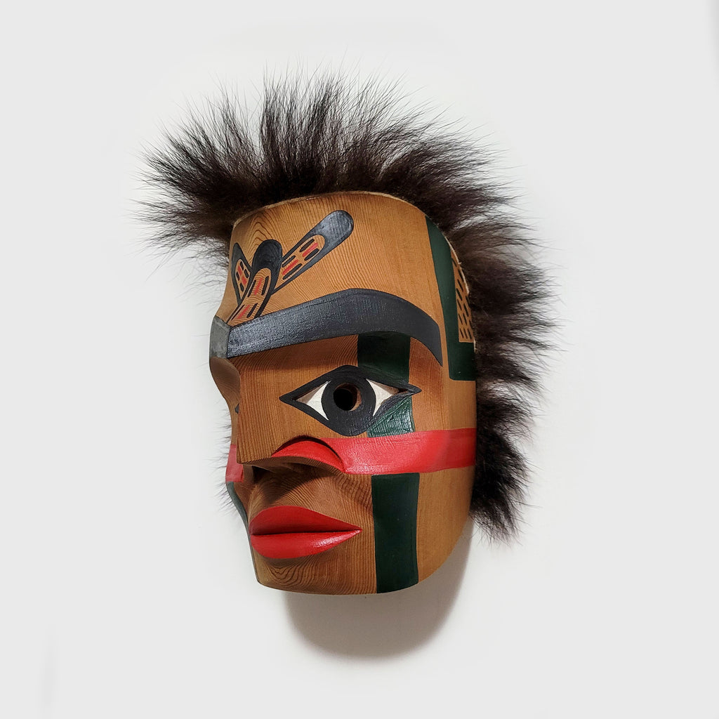 Small First Nations Portrait Mask by Nuu-chah-nulth carver Russell Tate