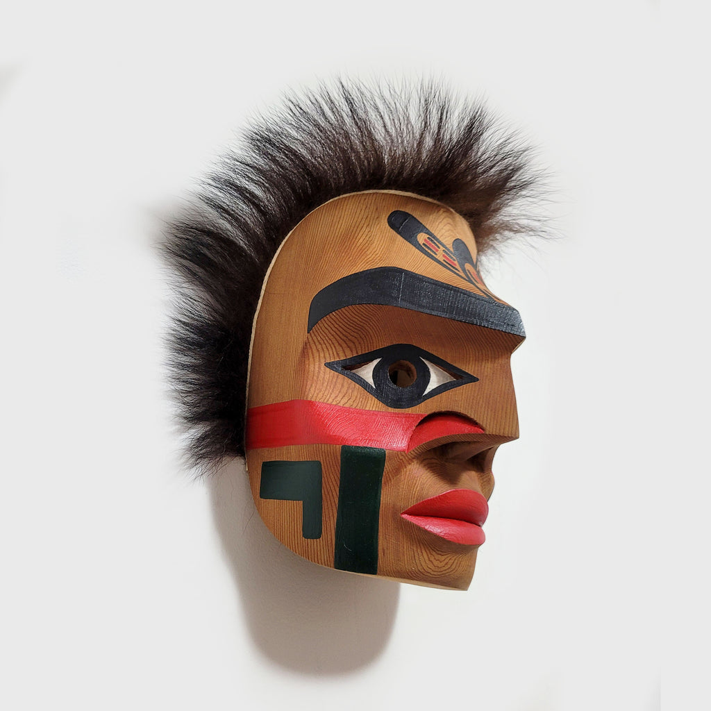 Small First Nations Portrait Mask by Nuu-chah-nulth carver Russell Tate