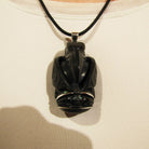 Argillite First Man Rattle Pendant by Haida artist Darrell White