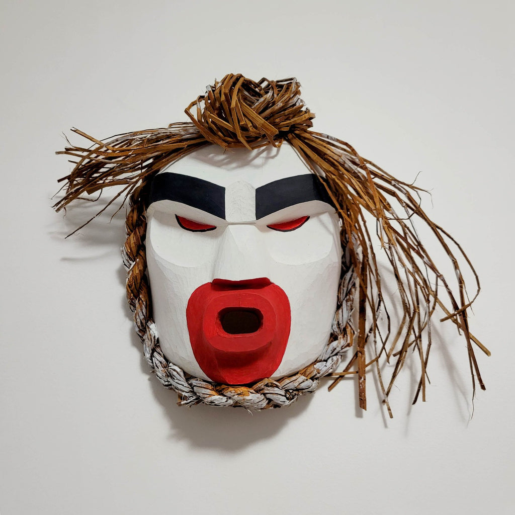 Native Ghost Mask by Kwakwaka'wakw carver Gilbert Dawson