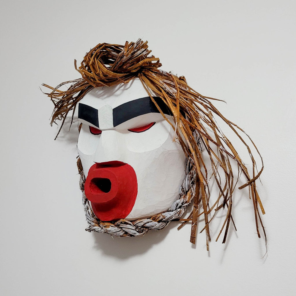 Native Ghost Mask by Kwakwaka'wakw carver Gilbert Dawson
