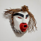 Native Ghost Mask by Kwakwaka'wakw carver Gilbert Dawson