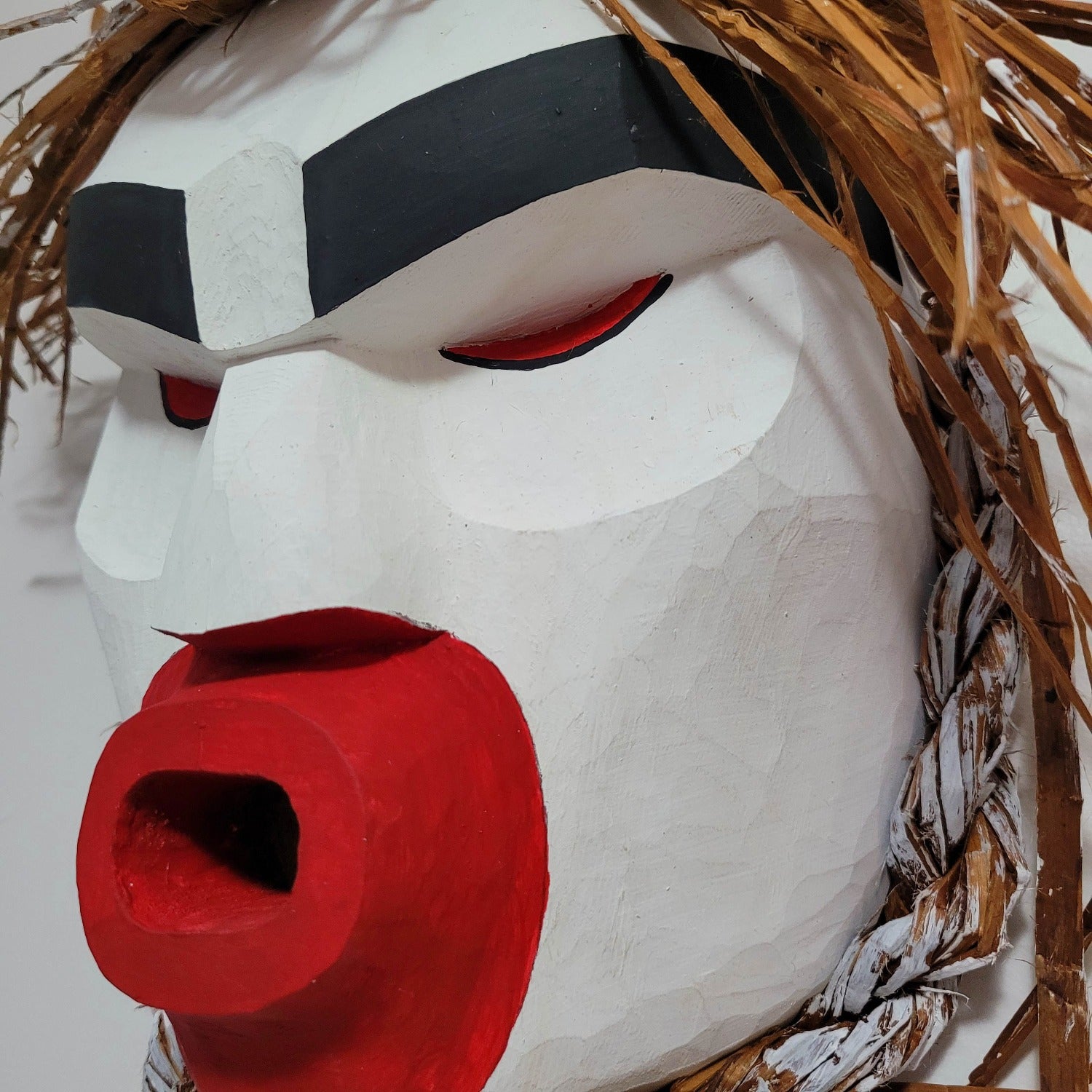 Native Ghost Mask by Kwakwaka'wakw carver Gilbert Dawson