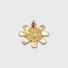 First Nations Gold Sun Pendant by Kwakwaka'wakw artist Joe Wilson