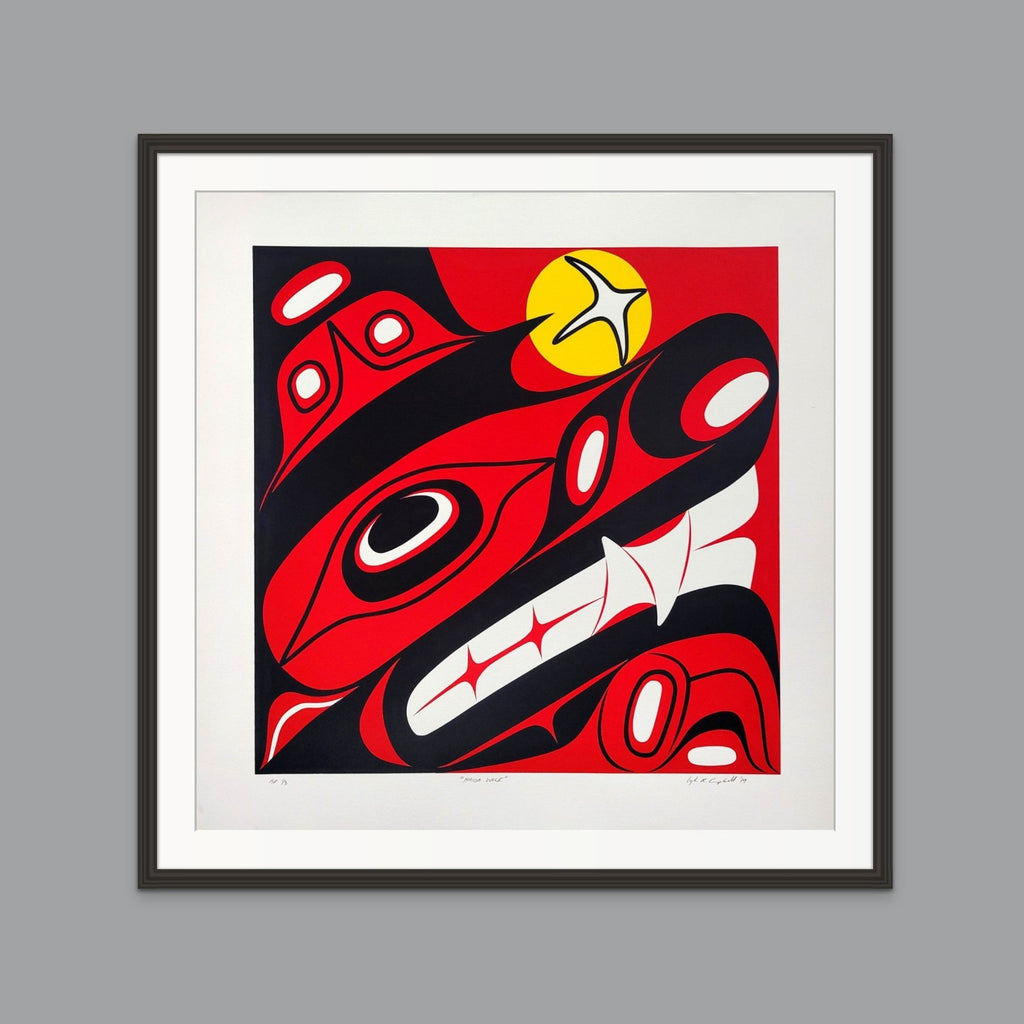 Native Wolf Limited Edition Print by Haida artist Lyle Campbell