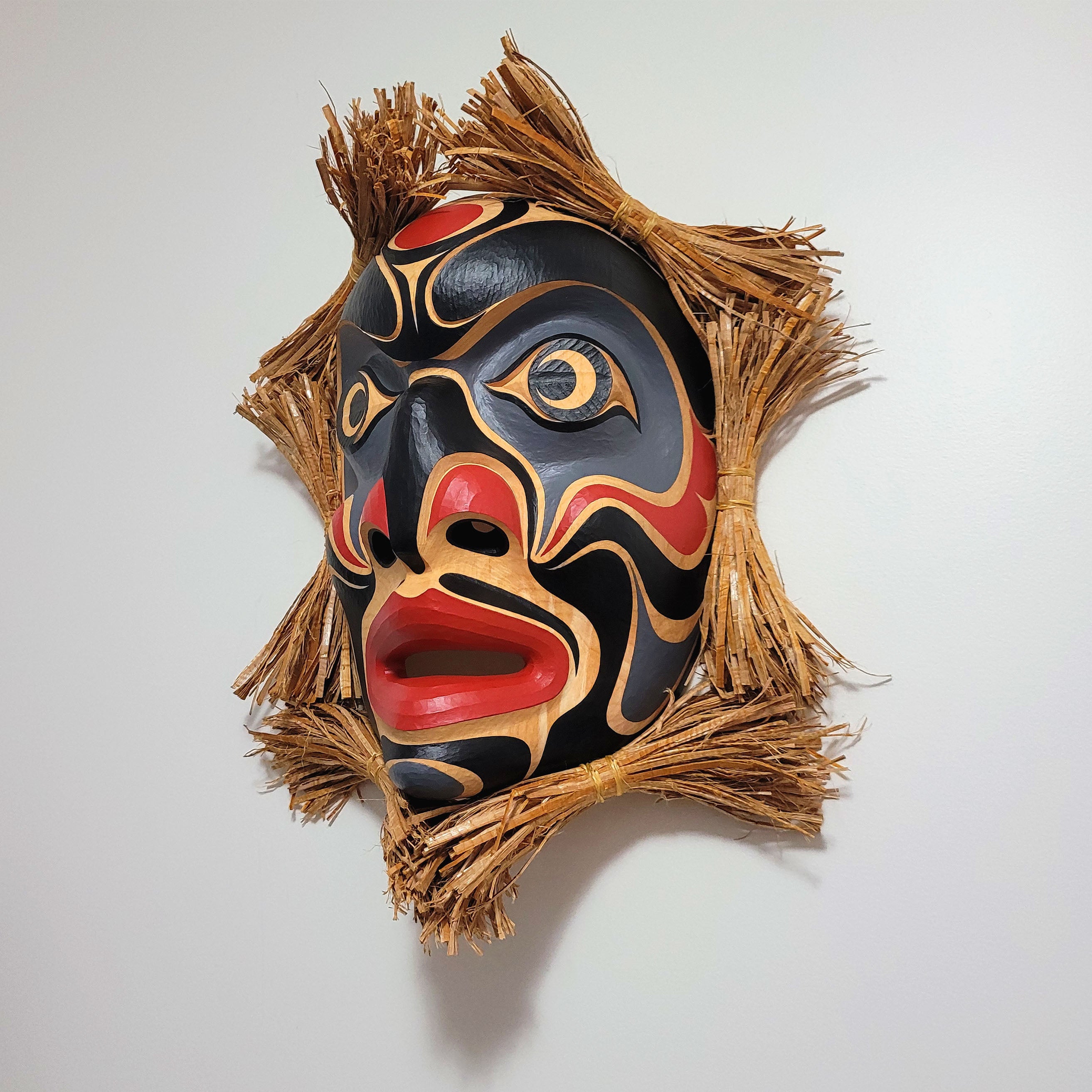 First Nations Portrait Mask by Kwakwaka'wakw artist Junior Henderson