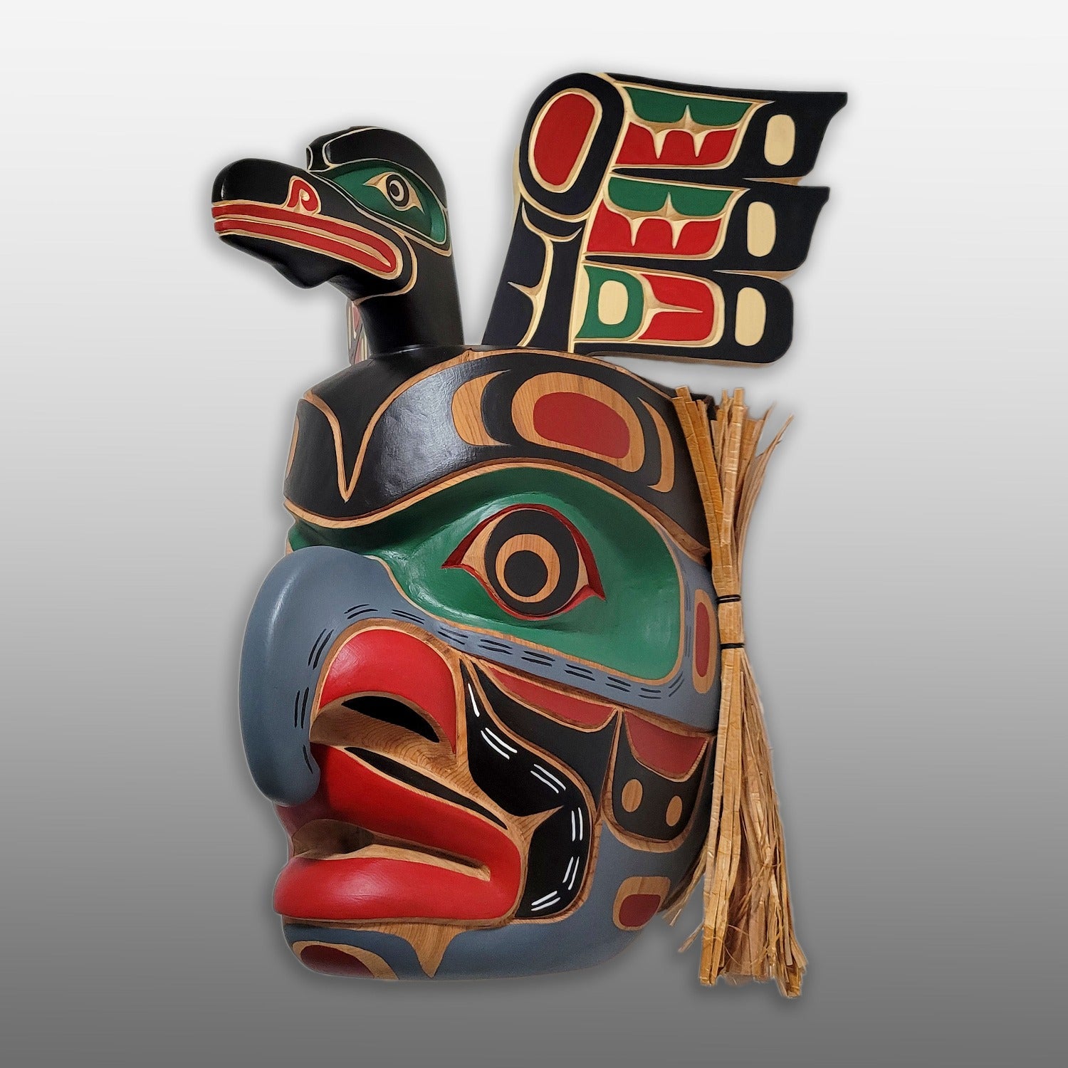 Hunter of the Woods Mask by Kwakwaka'wakw Master Carver Bill Henderson