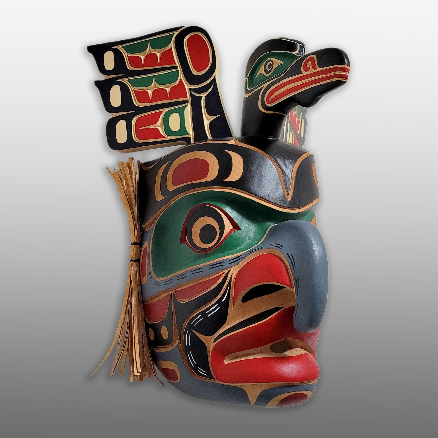 Hunter of the Woods Mask by Kwakwaka'wakw Master Carver Bill Henderson